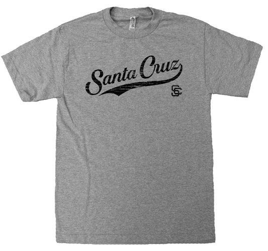 Distressed Santa Cruz Baseball T-Shirt